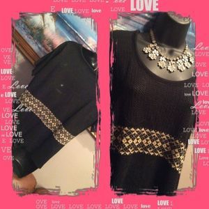 👀 💞CHARLOTTE RUSSE💞black cropped top